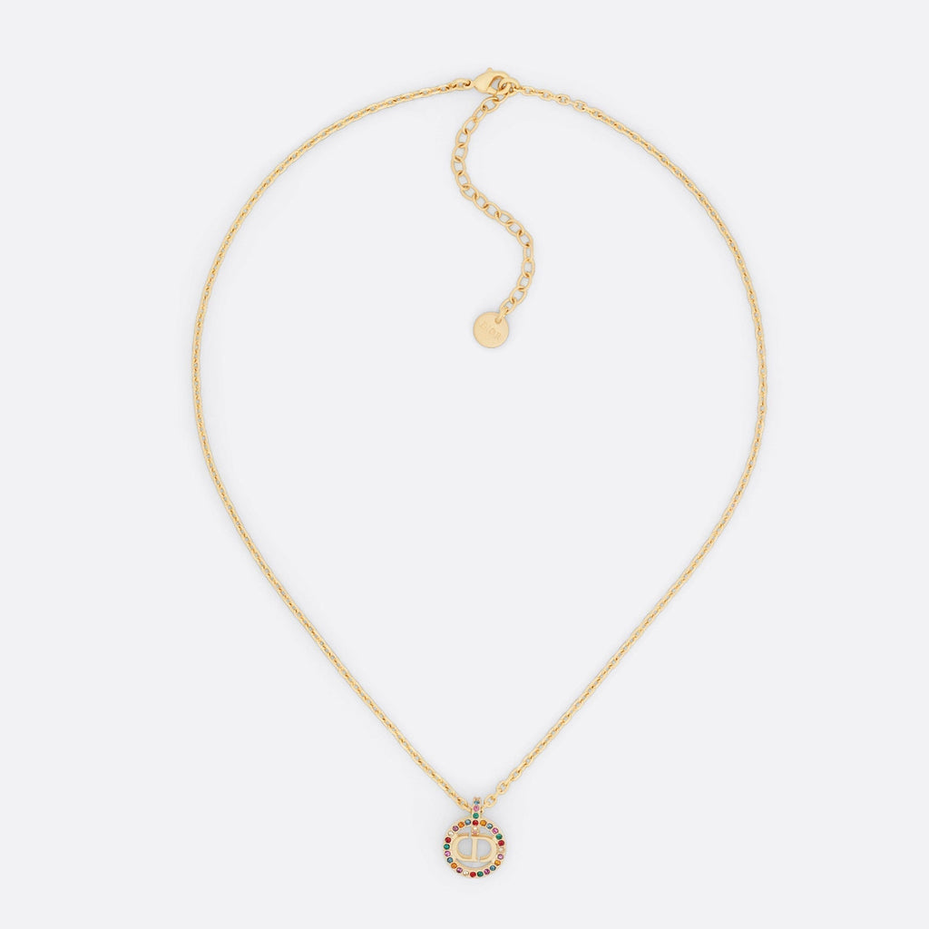 18K Dior Petit Multicolor Crystals Necklace