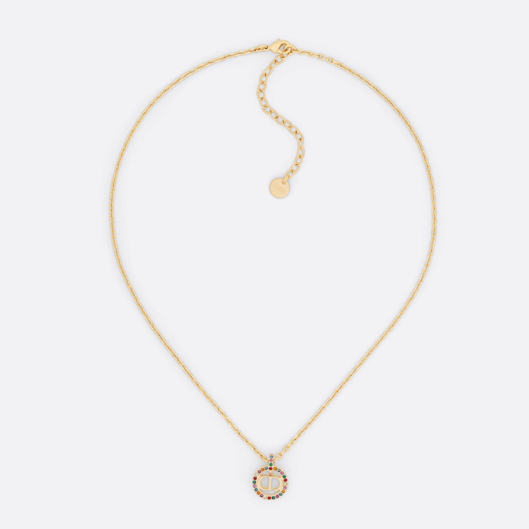 18K Dior Petit Multicolor Crystals Necklace