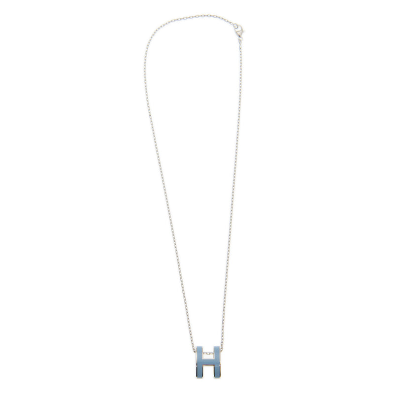 18K Hermes Mini Pop Blue Necklace