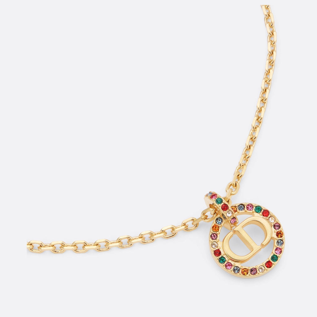 18K Dior Petit Multicolor Crystals Necklace
