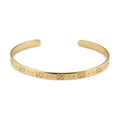 18K Gucci Double Icon Open Cuff Bracelet