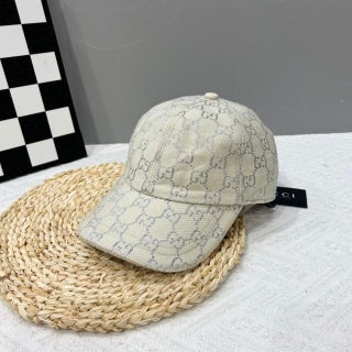 Gucci Baseball Cap - Black / Beige