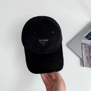 Prada Corduroy Baseball Cap