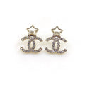 18K Chanel Star Crystals Earrings
