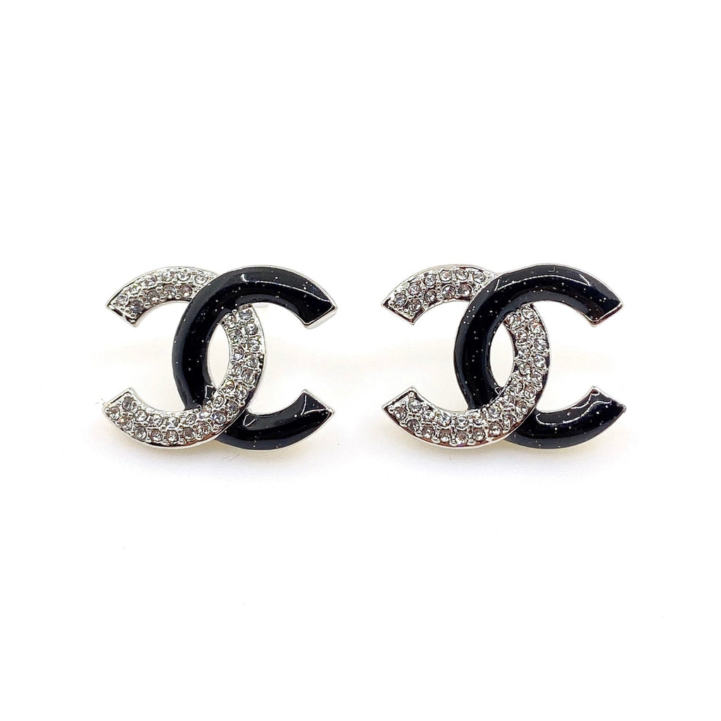 18K Chanel Black Diamonds Earrings