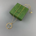 18K Gucci Double Iconic Floral Pendant Necklace