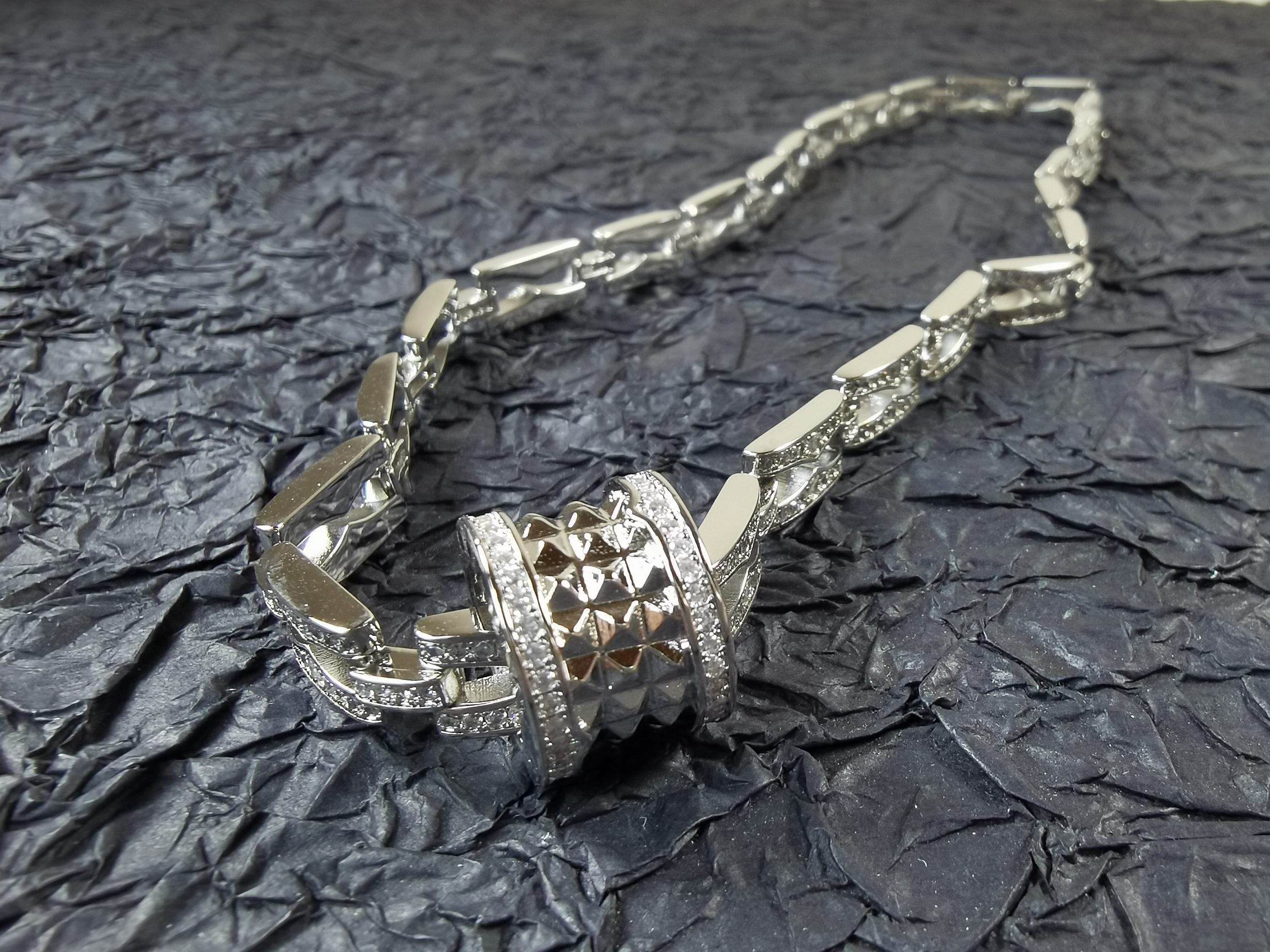18K B.zero1 Diamonds Chain Link Necklace