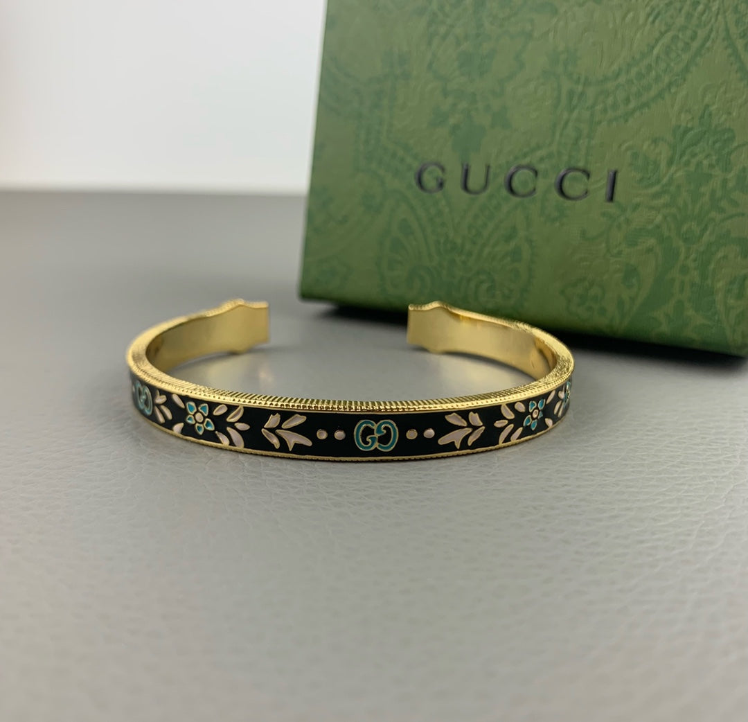 18K Gucci Double Icon Blooms Bracelet
