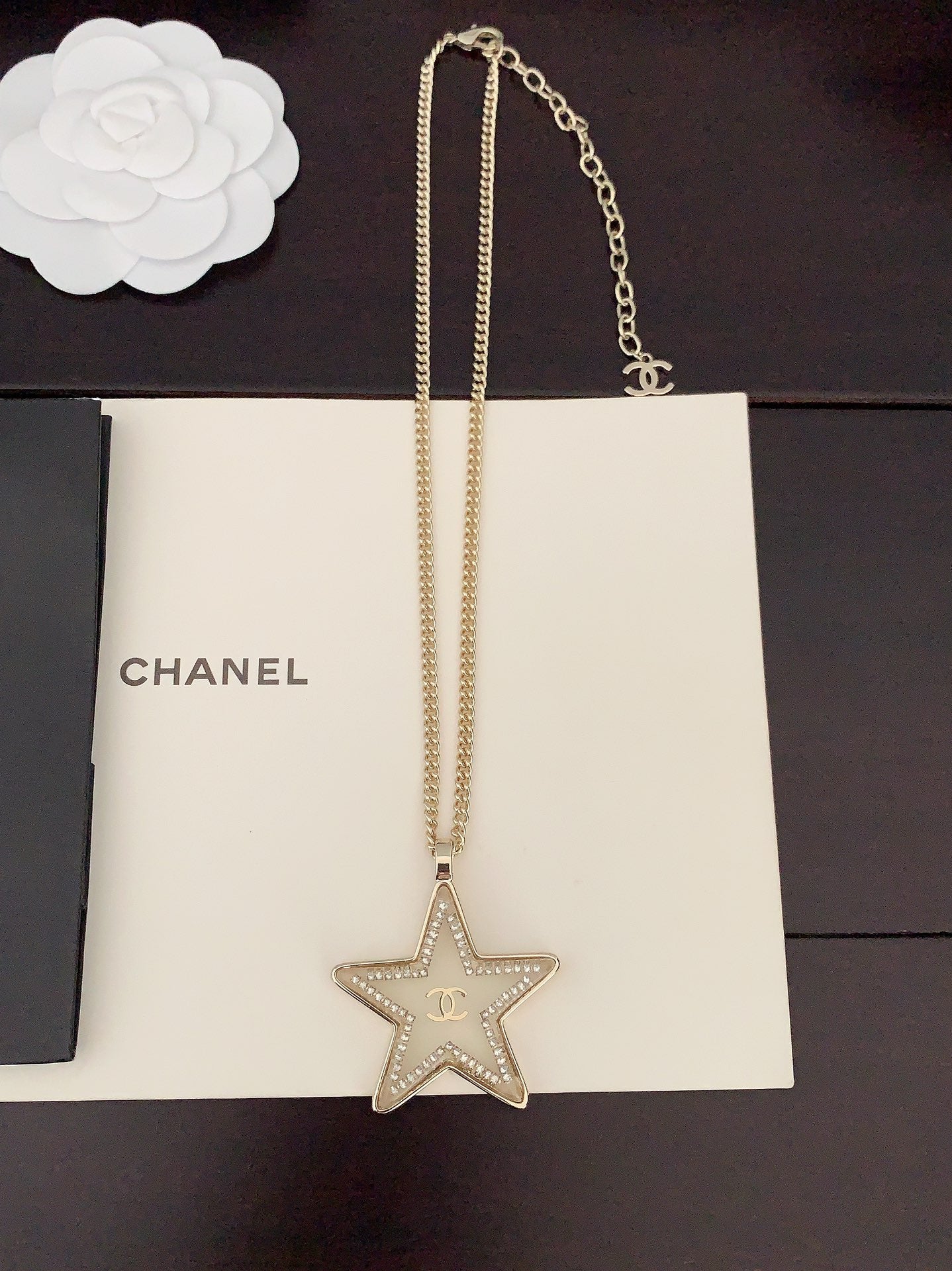 18K Chanel Star Chain Necklace