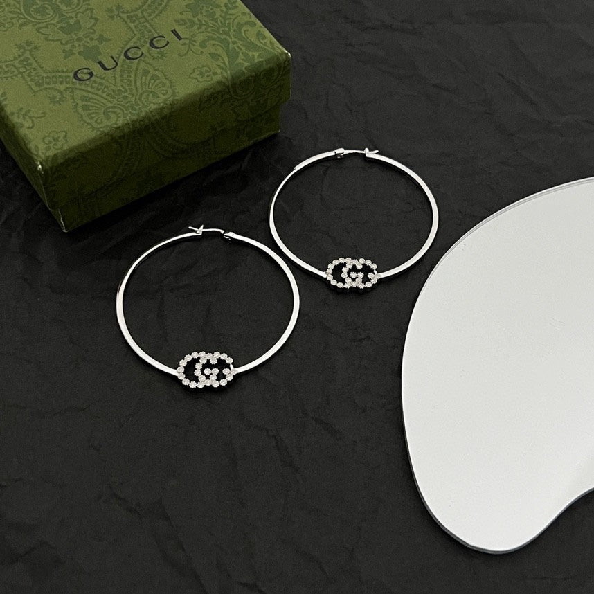 18K Gucci Double Running Diamond Bracelet