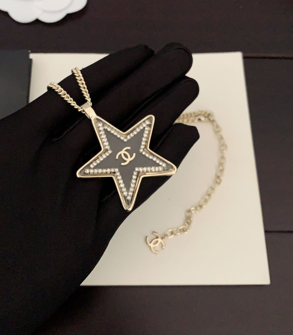 18K Chanel Star Chain Necklace