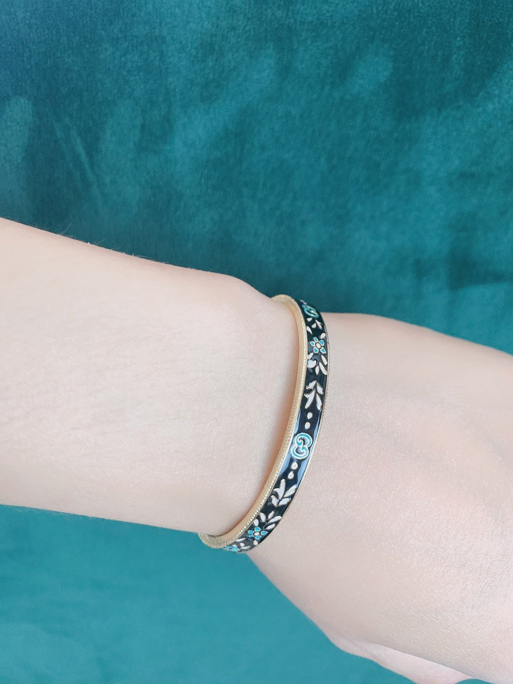 18K Gucci Double Icon Blooms Bracelet