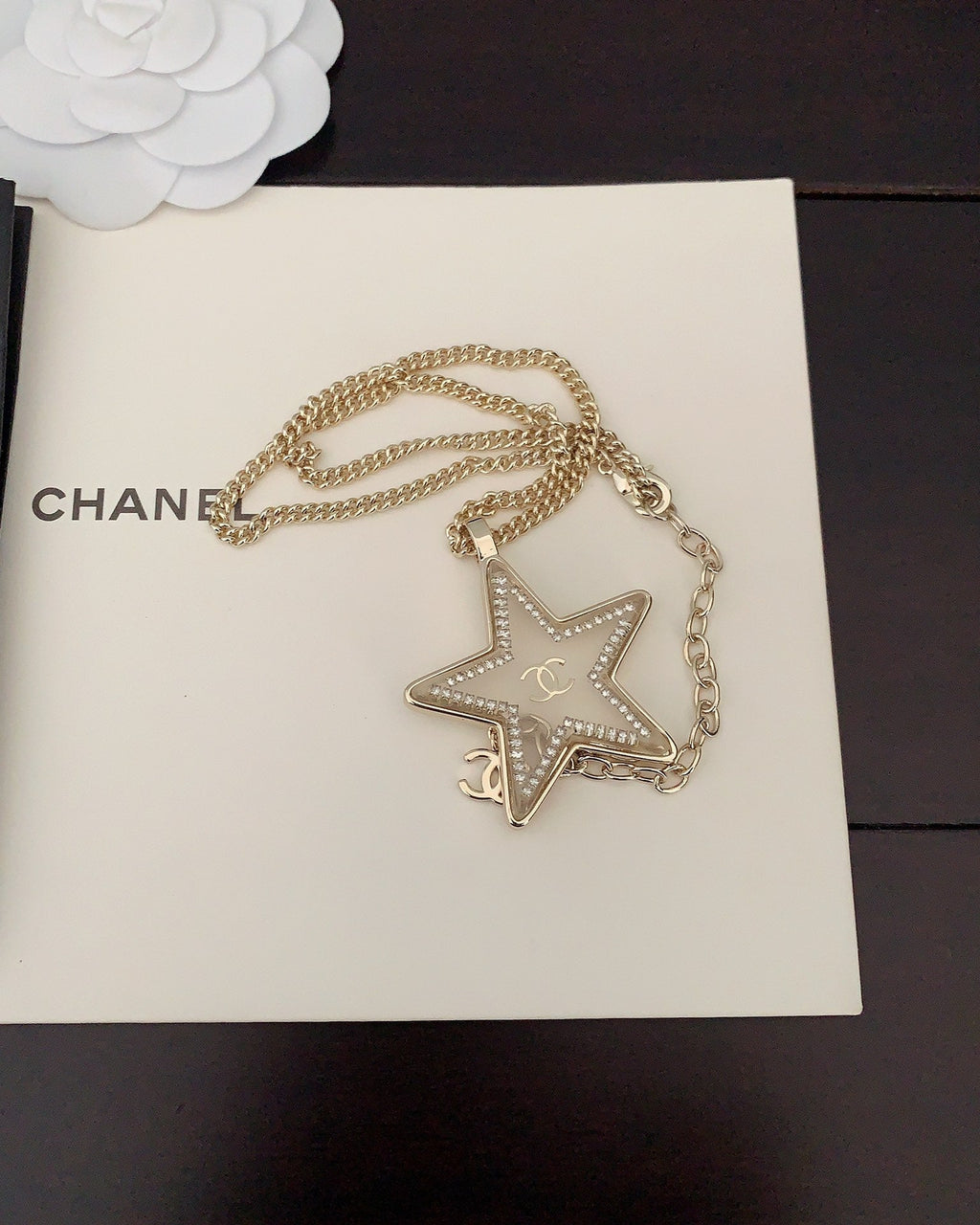 18K Chanel Star Chain Necklace