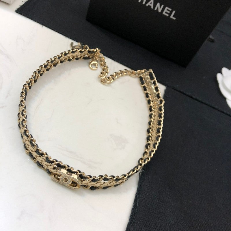18K Chanel Strass Necklace