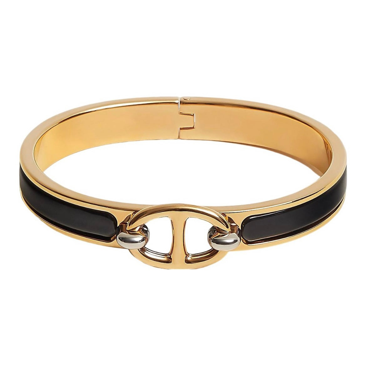 18K Hermes Mini Clic Chaine D'ancre Bracelet