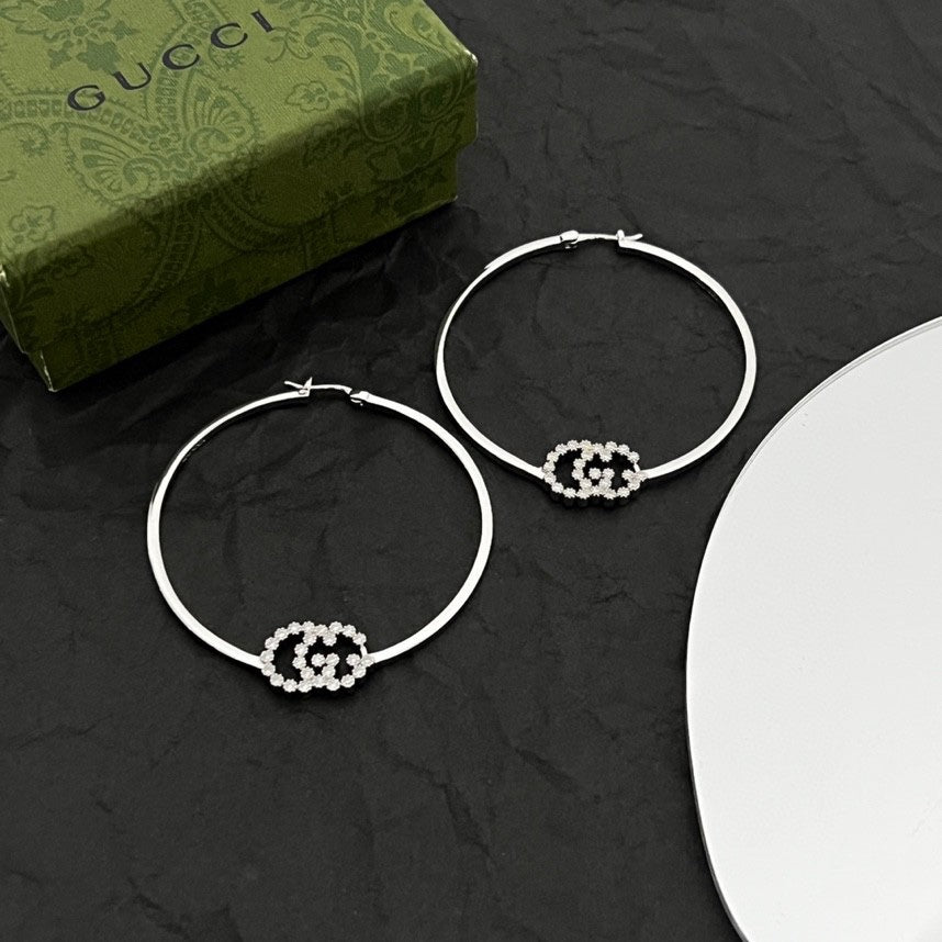 18K Gucci Double Running Diamond Bracelet