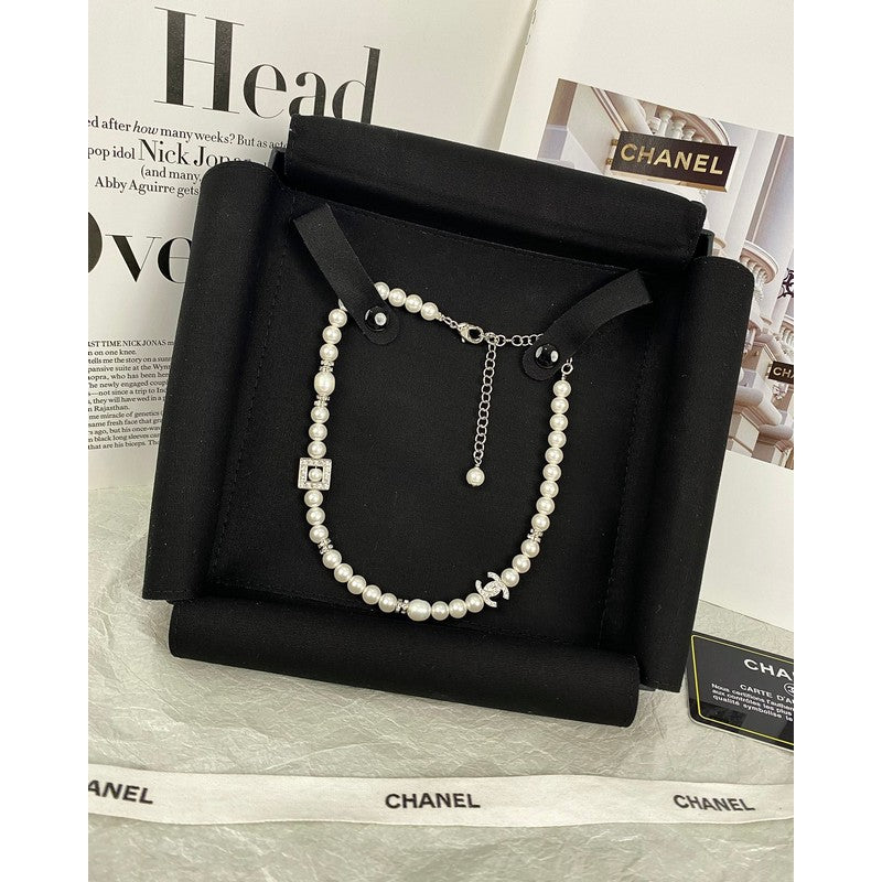 18K Chanel Pearl Necklace