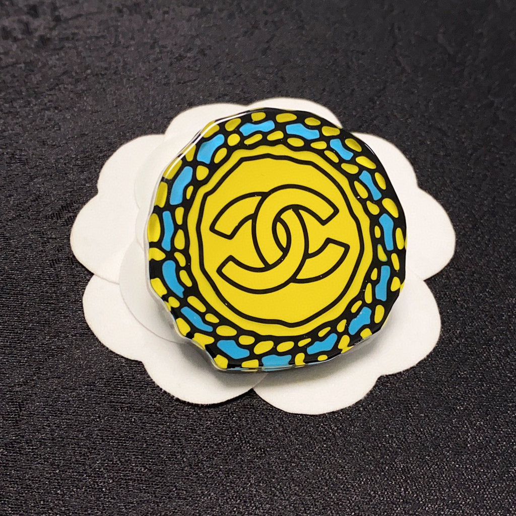 18K Chanel Color Brooch