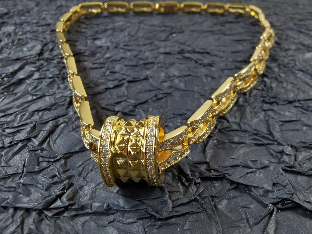 18K B.zero1 Diamonds Chain Link Necklace