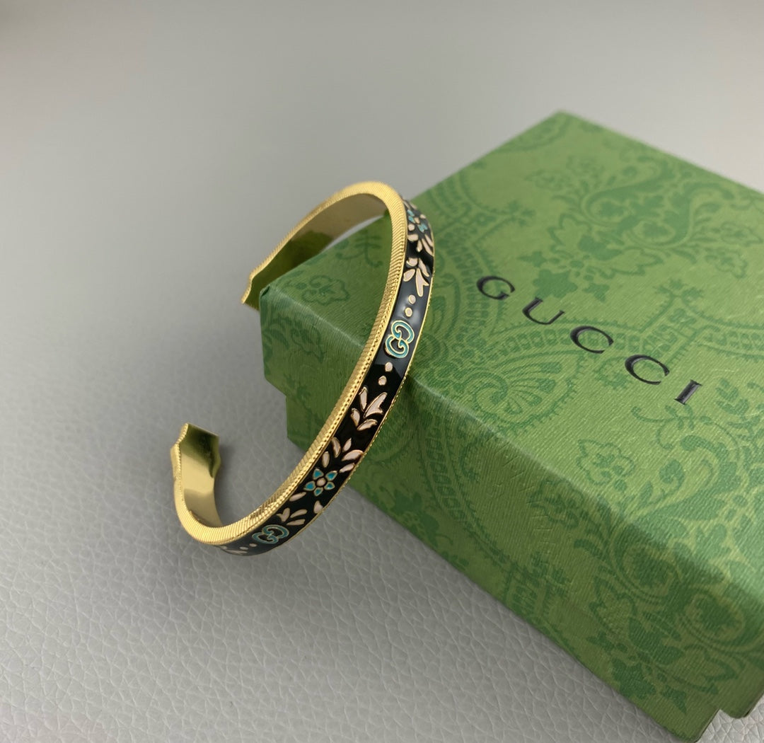18K Gucci Double Icon Blooms Bracelet