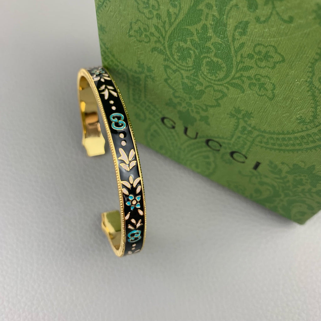 18K Gucci Double Icon Blooms Bracelet