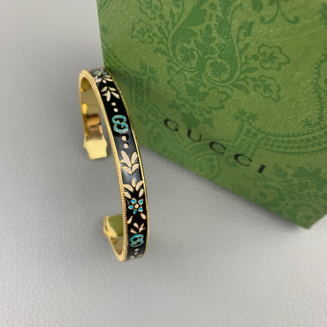 18K Gucci Double Icon Blooms Bracelet