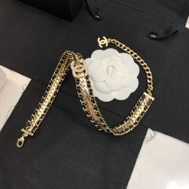 18K Chanel Strass Necklace