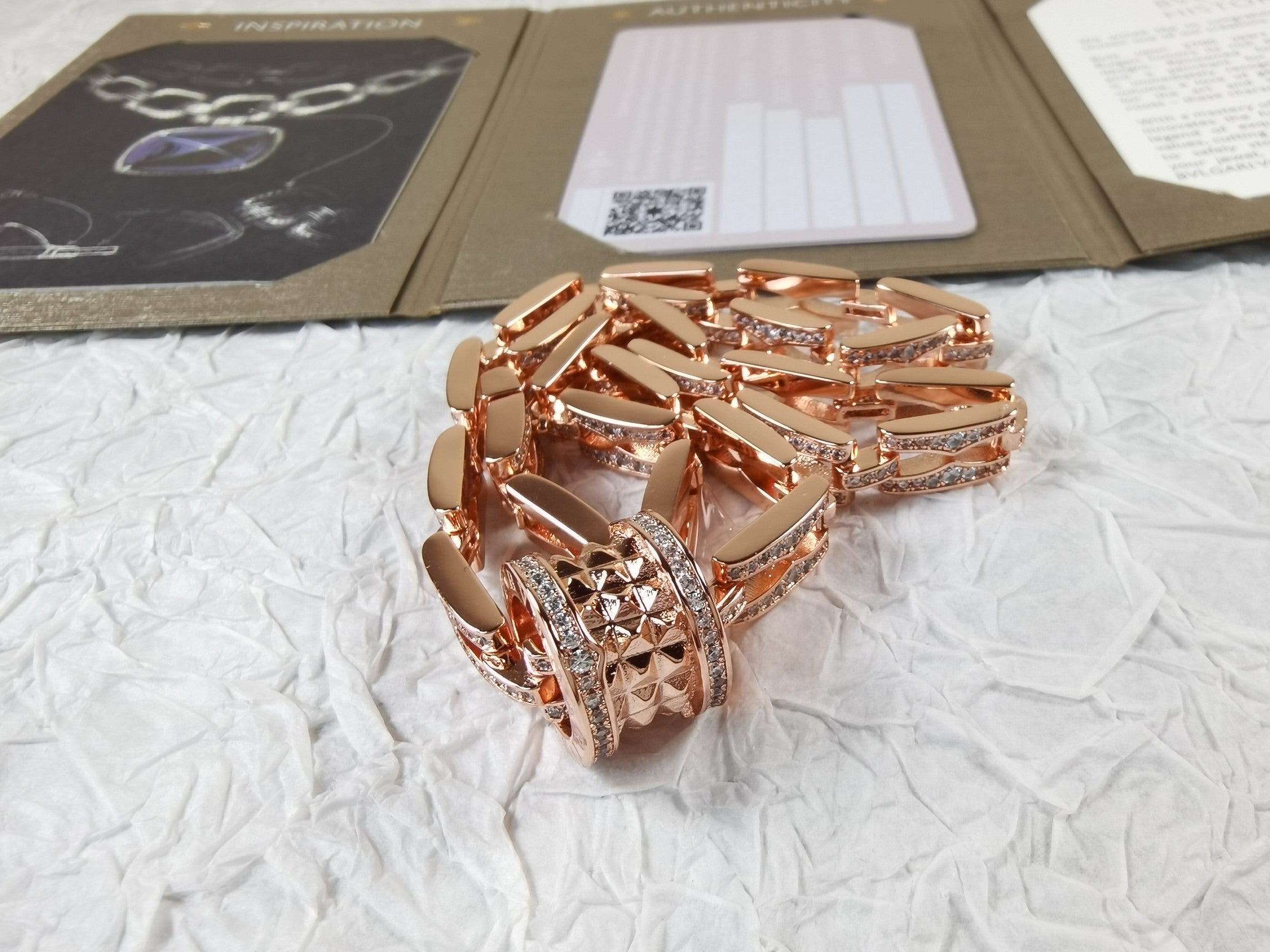 18K B.zero1 Diamonds Chain Link Necklace