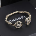 18K Chanel Double Open Bracelet