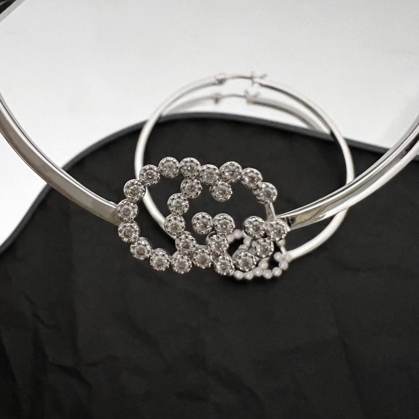 18K Gucci Double Running Diamond Bracelet