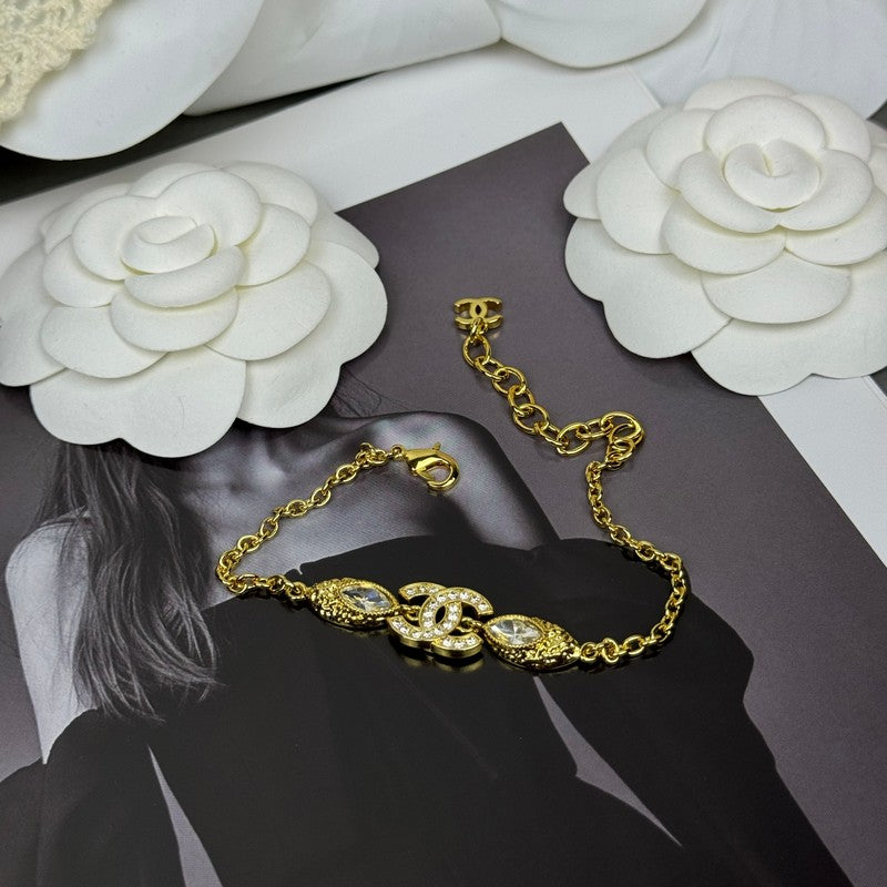18K Chanel 26C Diamond Gold Bracelet