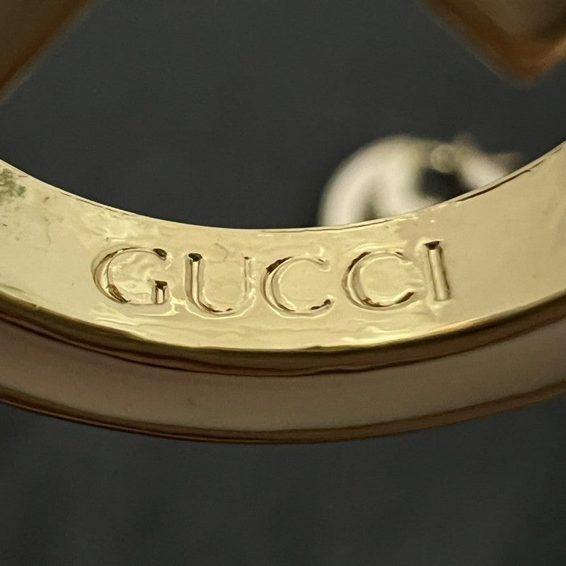 18K Gucci Double Color Hollow Earrings