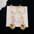 18K Chanel Flowers Earrings