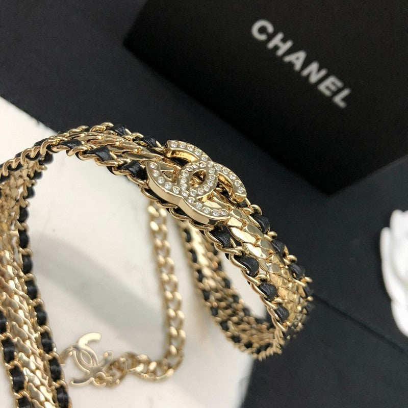 18K Chanel Strass Necklace