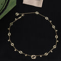 18K Gucci Double Chain Necklace