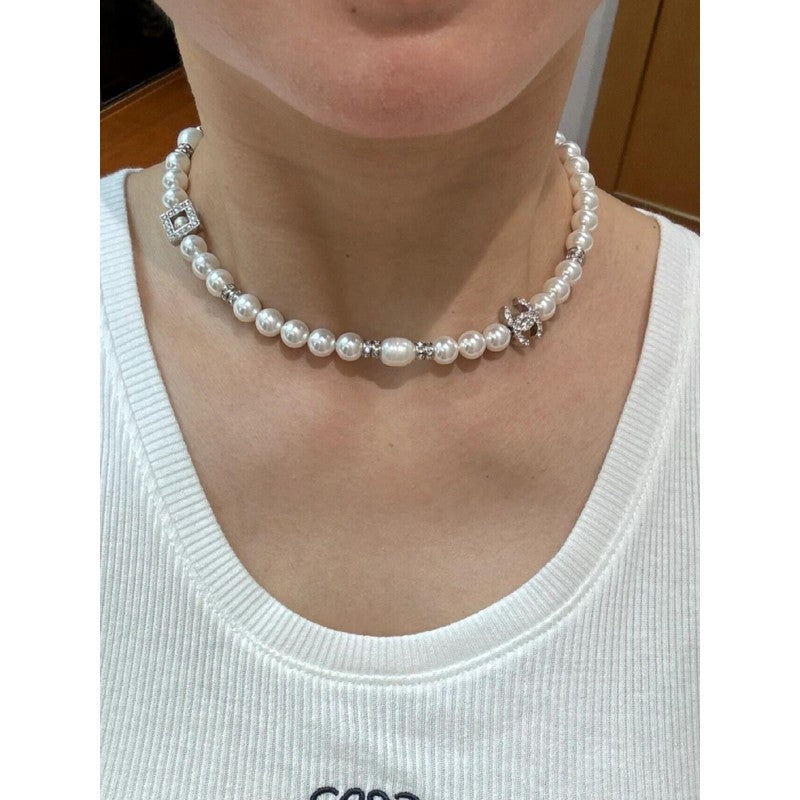 18K Chanel Pearl Necklace