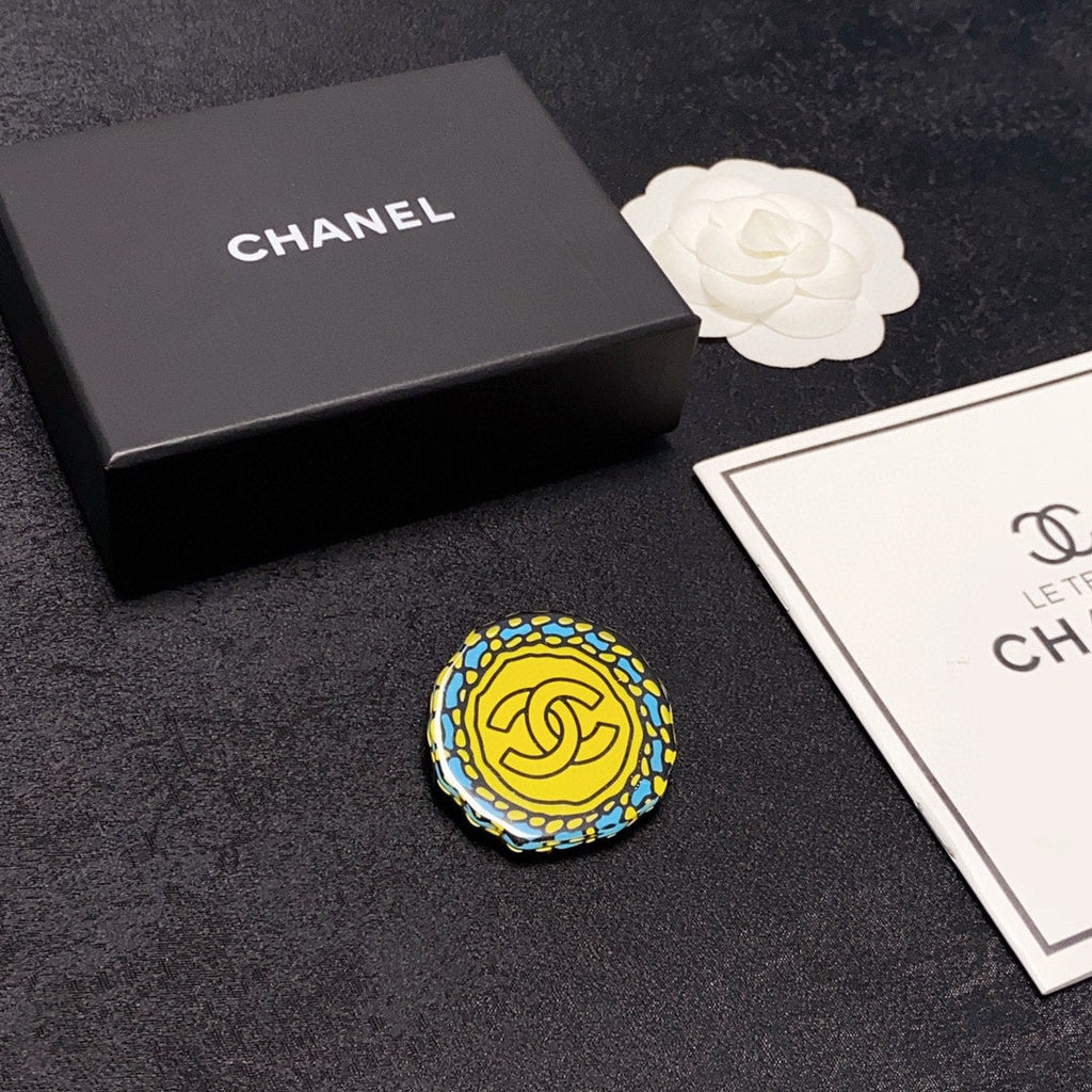 18K Chanel Color Brooch