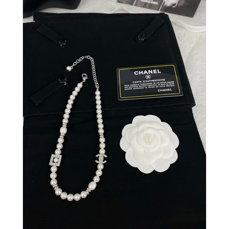 18K Chanel Pearl Necklace