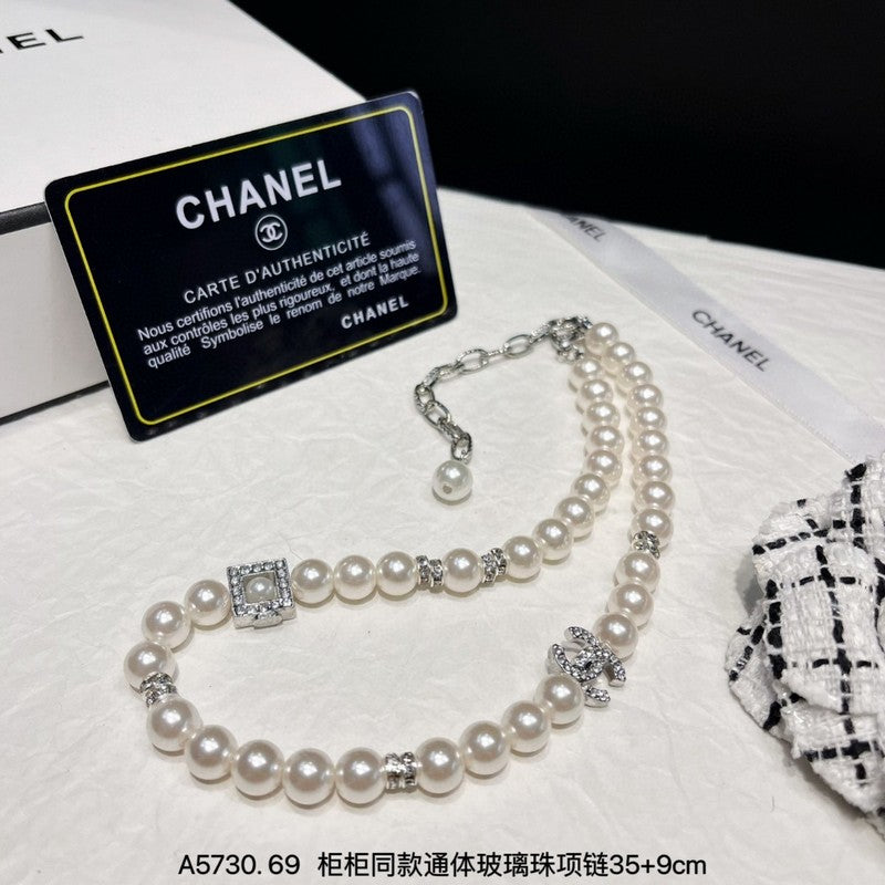 18K Chanel Pearl Necklace