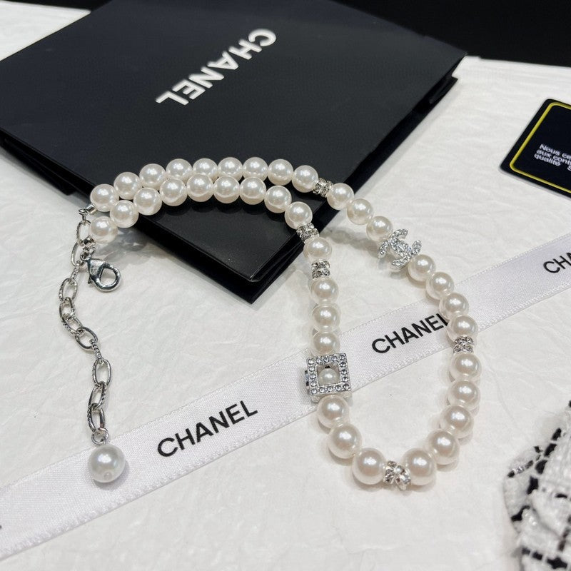 18K Chanel Pearl Necklace
