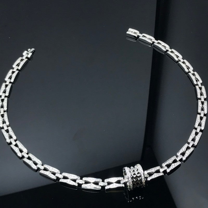 18K B.zero1 Diamonds Chain Link Necklace