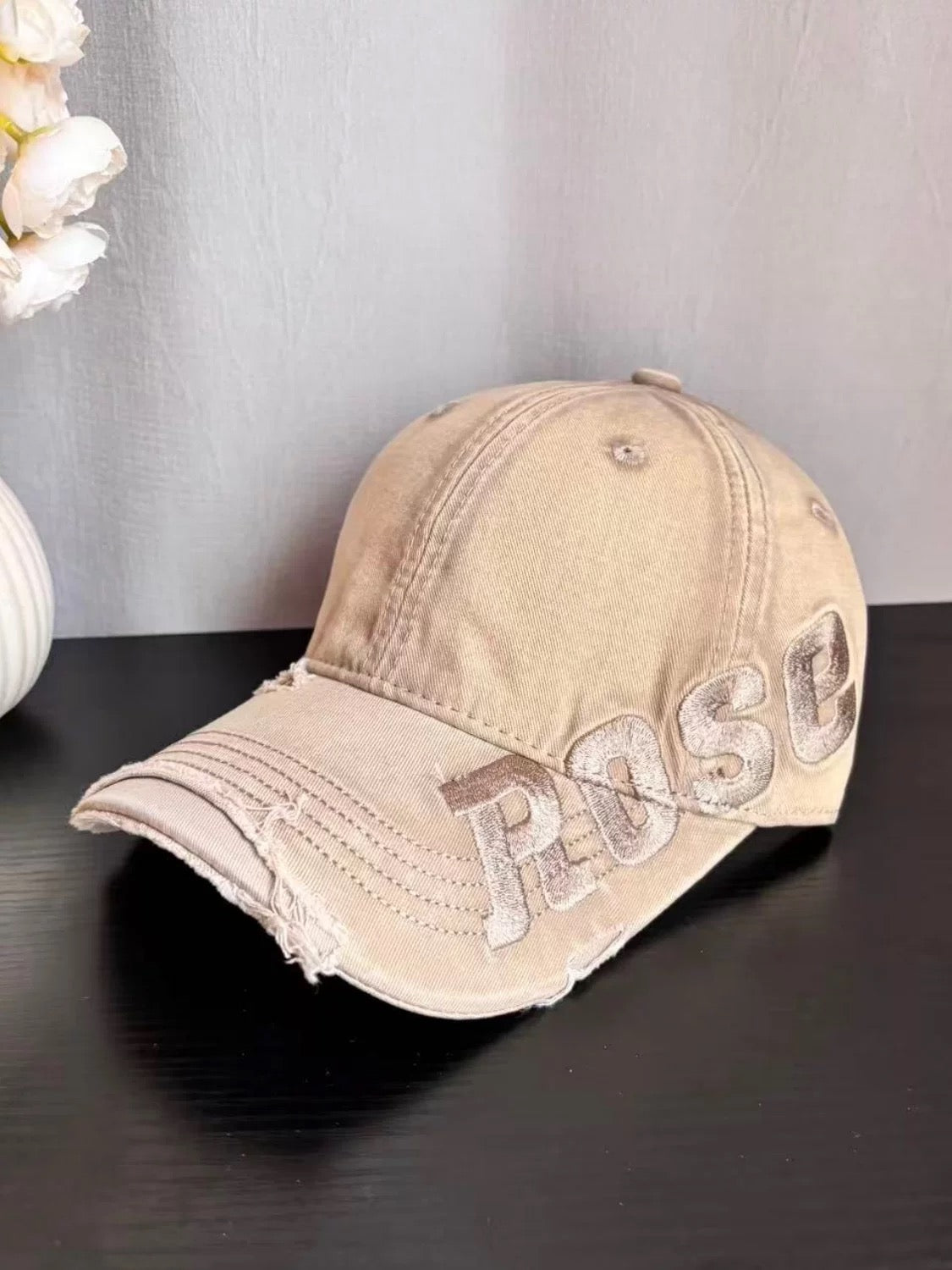 Retro Lettering Baseball Cap