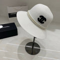 Chanel Straw Hat/bucket Hat