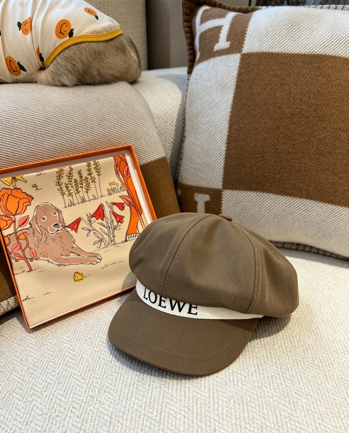 Loewe Logo Baker Boy Cap