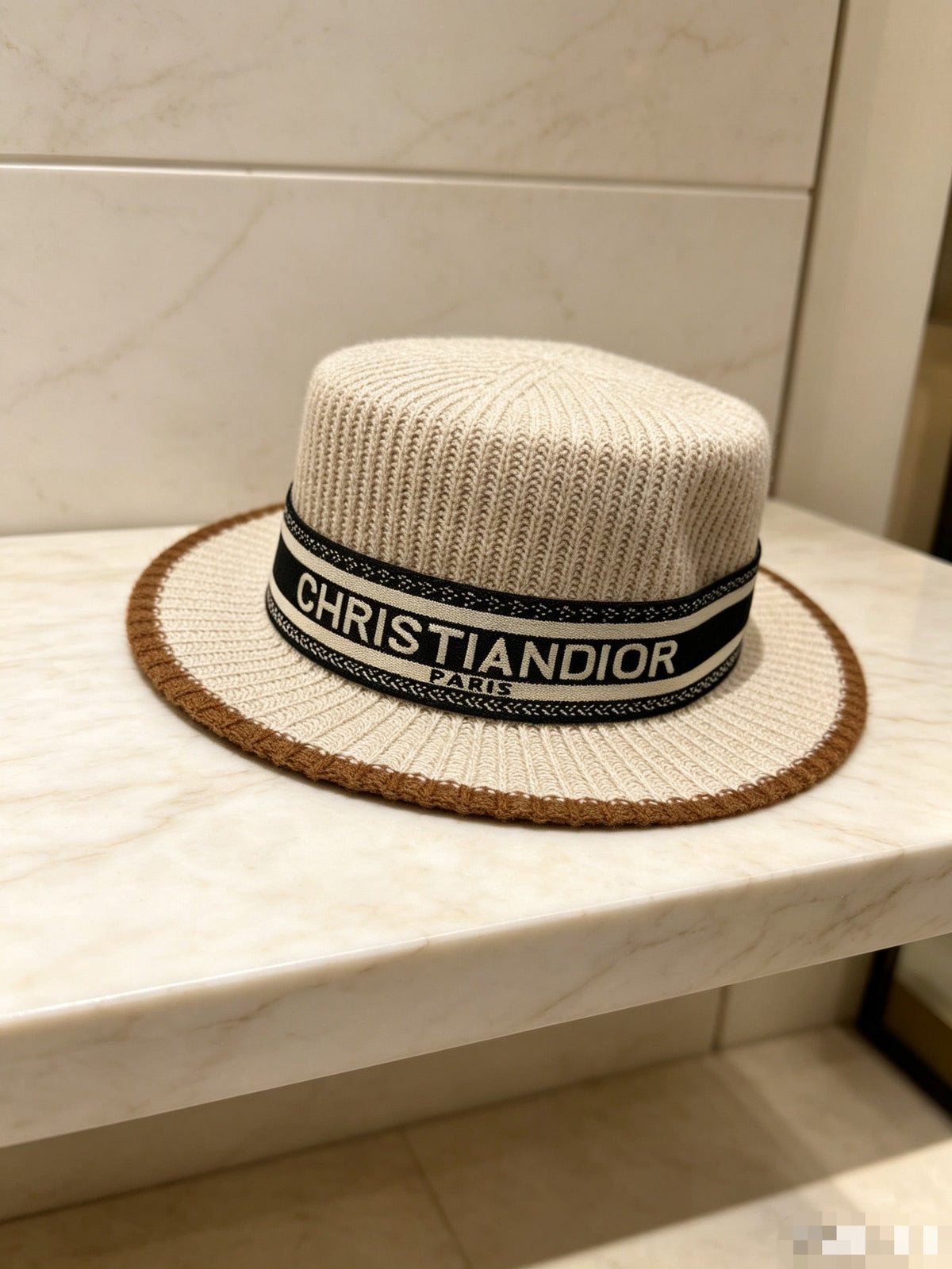 Dior Wool Flat-Top Hat